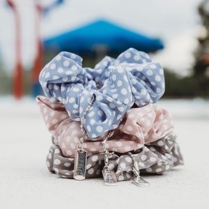 Tame Polka Dot 3pk - Charmed Scrunchies